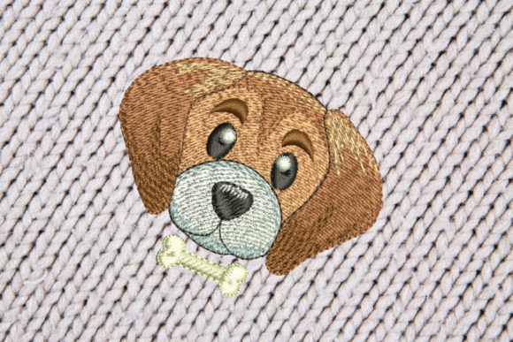 A Puppy with a Bone Embroidery Design Review