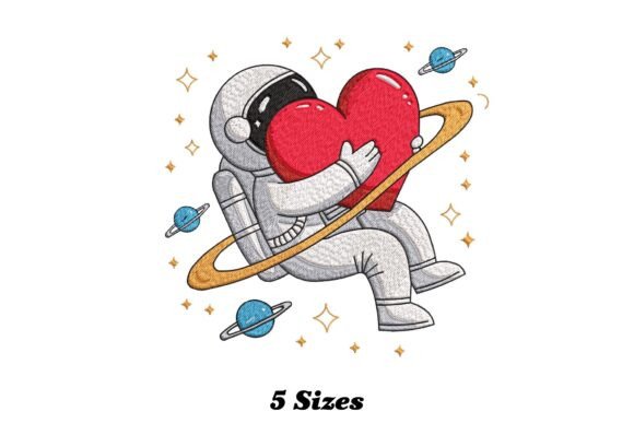 Astronaut with Heart Embroidery Review