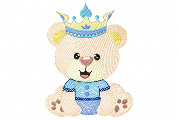 Baby Bear King Embroidery Review