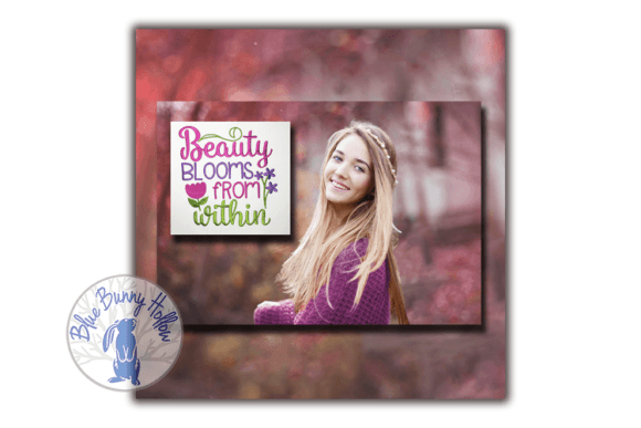 Beauty Blooms from Within Embroidery Review