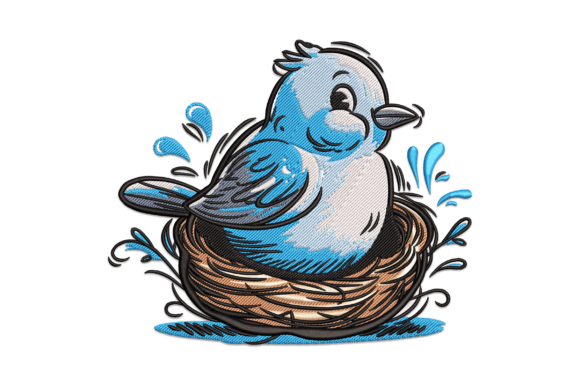 Bird in Nest Embroidery Review