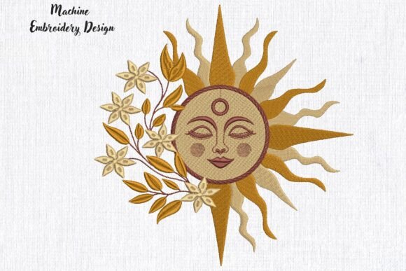 Celestial Magic Sun Face Mystical Floral Review