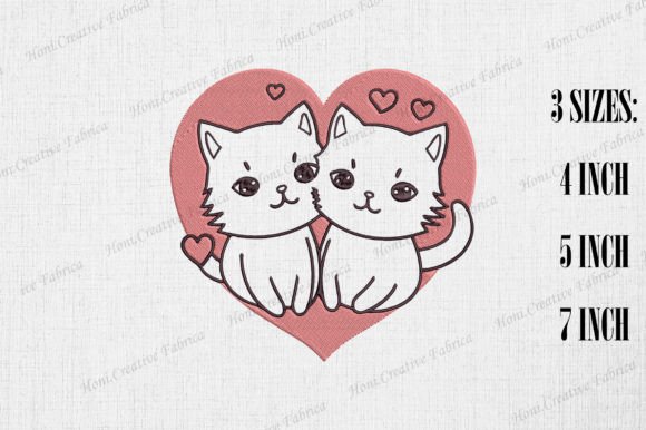 Cute Cat Couple Embroidery Review
