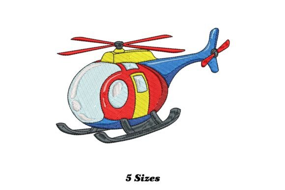 Funny Helicopter Toy Embroidery Review