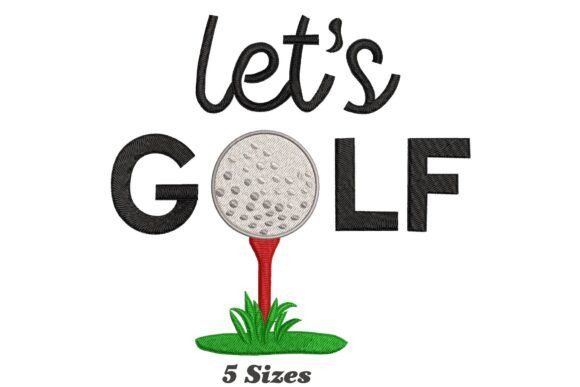 Let's Golf Embroidery Review