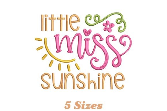 Little Miss Sunshine Embroidery Design Review