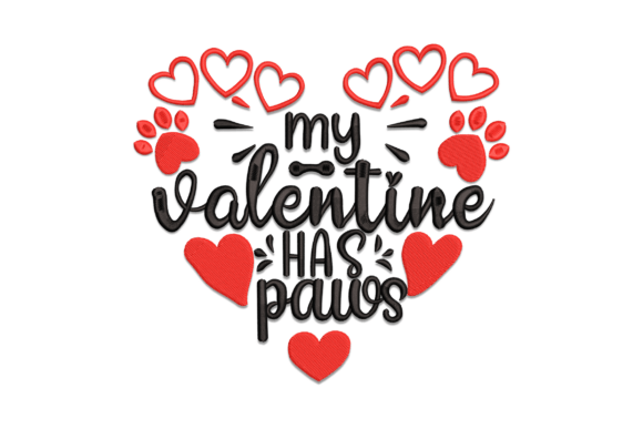 My Valentine Has Paws Review for Seasonal Embroidery