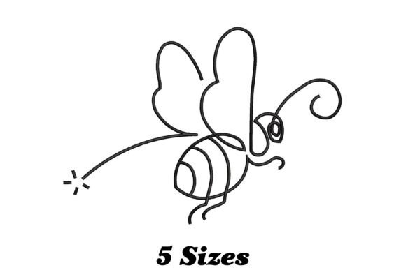 One Line Bee Embroidery Review