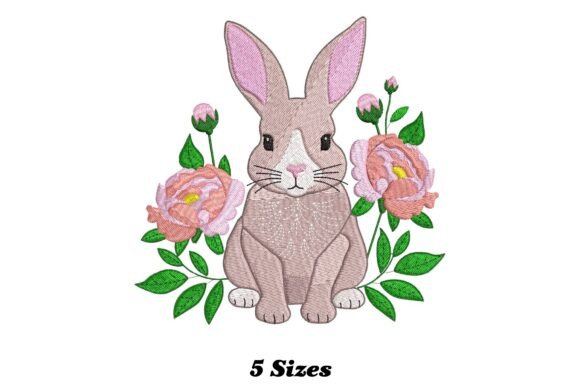 Rabbit with Flower Embroidery Review
