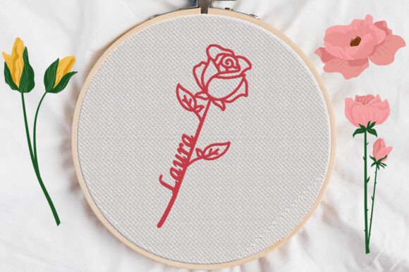 Rose Custom Name Embroidery Review