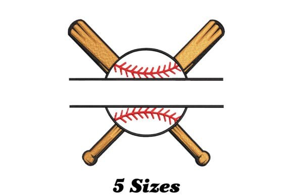 Split Baseball Name Frame Embroidery Review