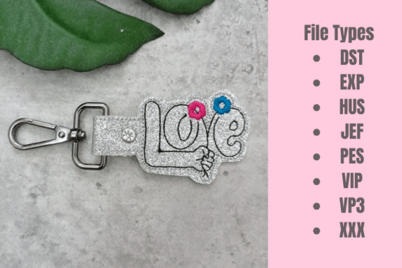 Valentines Day ITH Snap Tab Key Fob Review