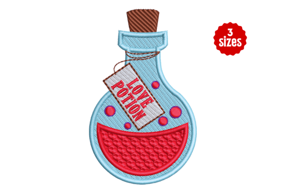 Valentines Day Love Potion Embroidery Review