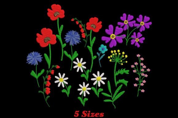 Whimsical Wildflowers Embroidery Design Review